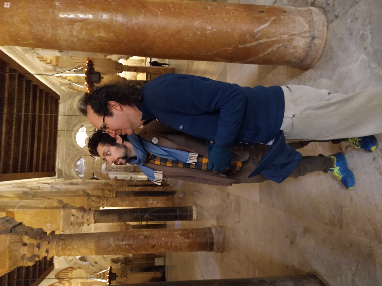 Evan and Nedjo at the Mezquita