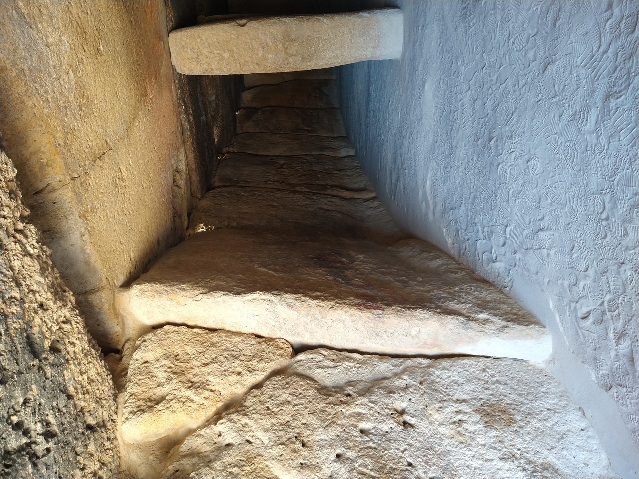 Interior of Menga dolmen.