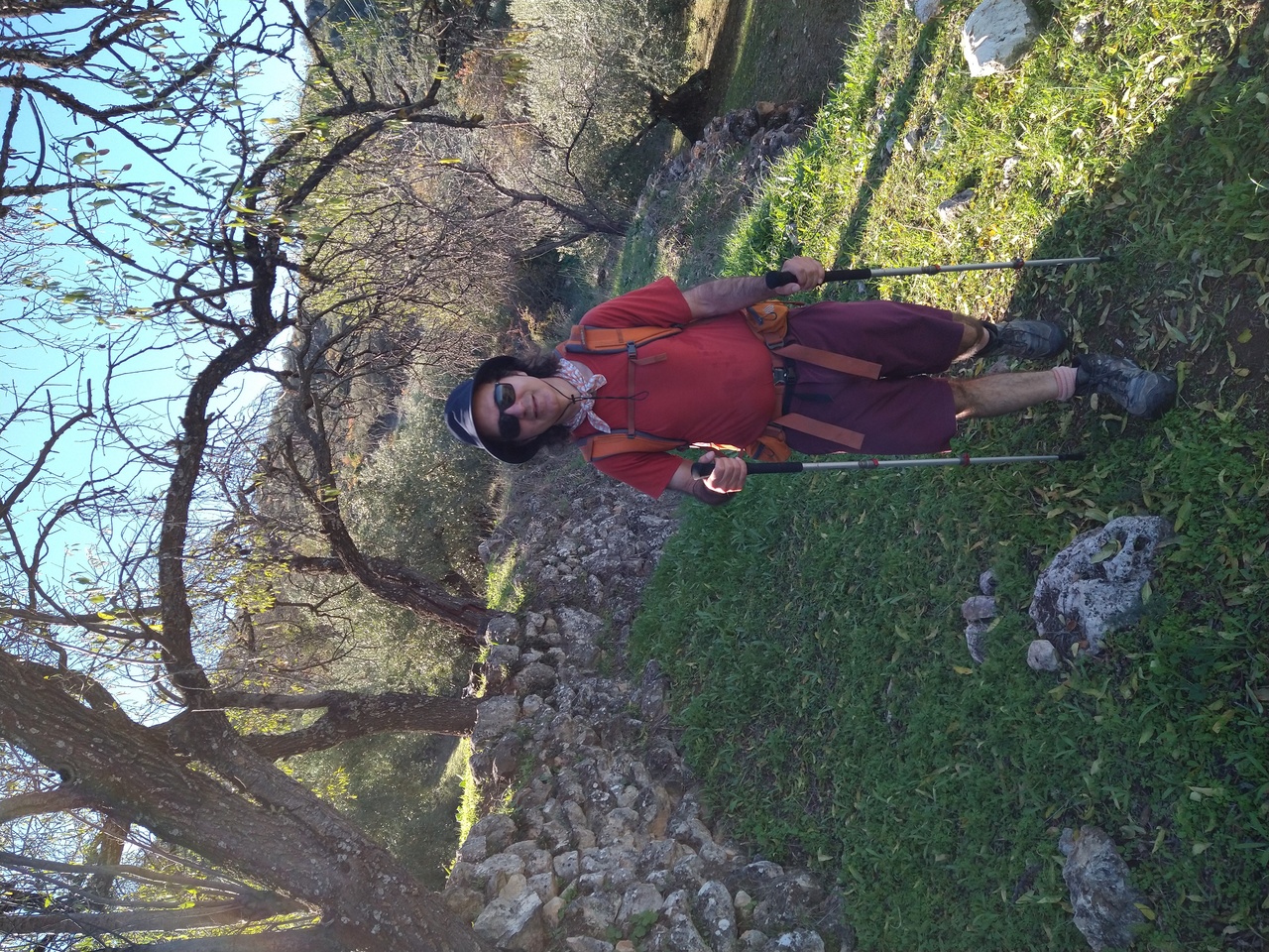 Nedjo on the trail into Zuheros.