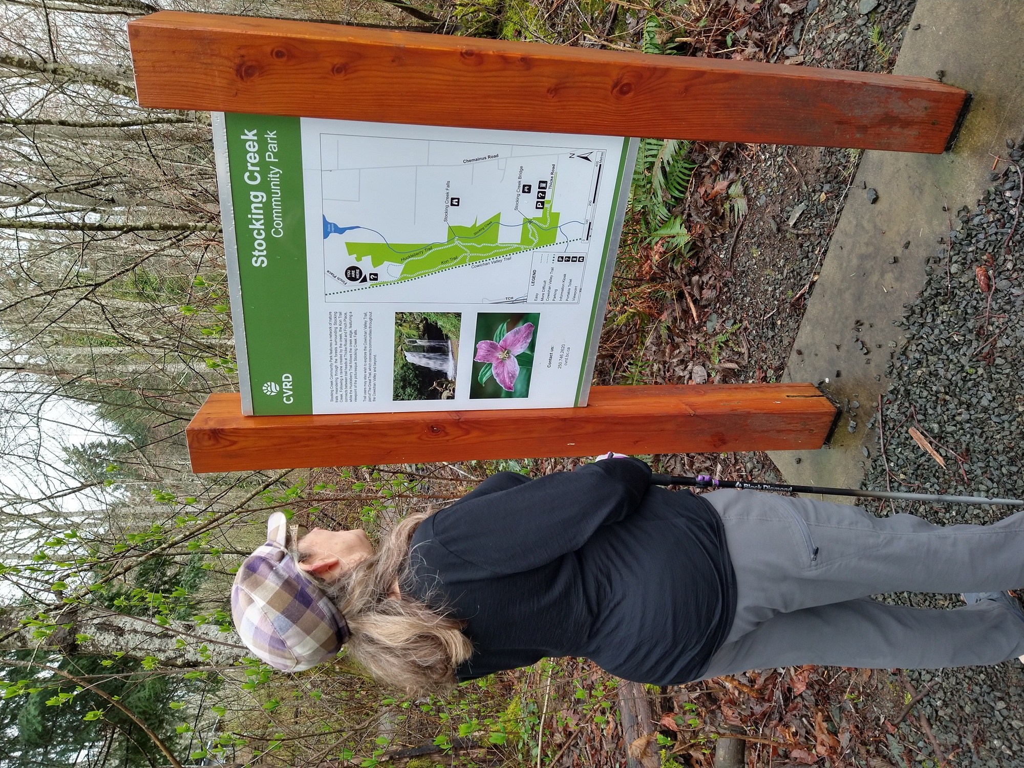 Sign for Stcoking Creek Park