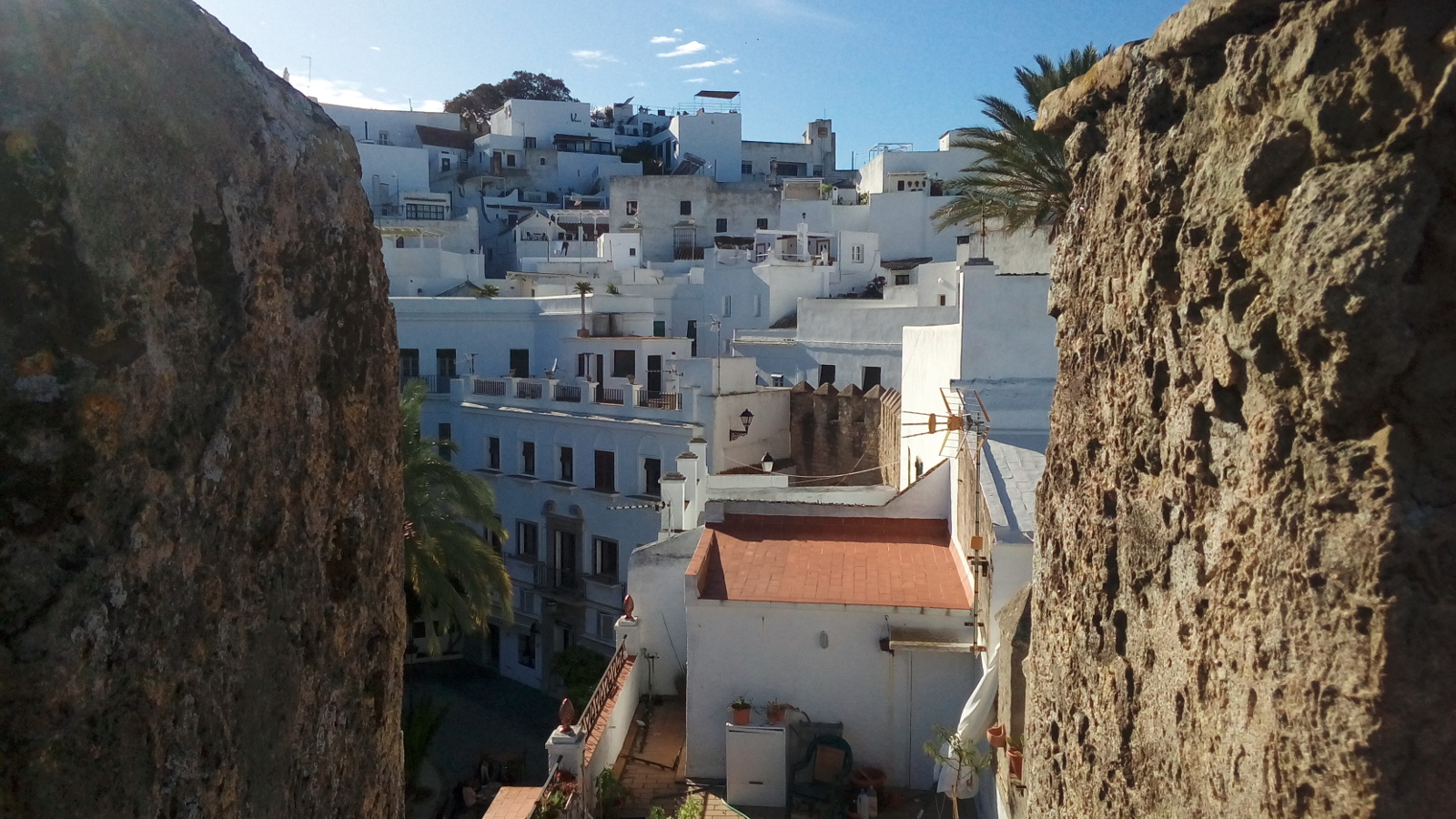 View of Vejer from the tower.